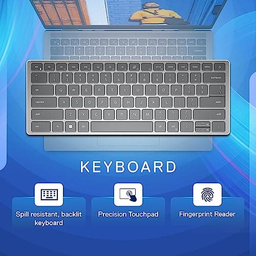 Dell Inspiron 7420 2in1 Laptop, Intel Core i5-1235U Processor/ 16GB DDR4/ 512GB SSD/ 14.0" (35.56cm) FHD+ Touch 250 nits Active Pen/Windows 11+ MSO'21/15 Month McAfee/Platinum Silver/ 1.5kg 5