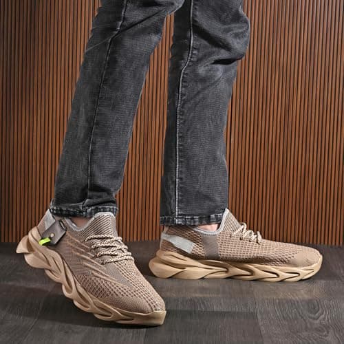 Cruiser Sneaker for Men | Lightweight & Stylish | Breathable Mesh Lace-Up Shoes | Casual Wear, Gym, & Street Style 2644-2 2