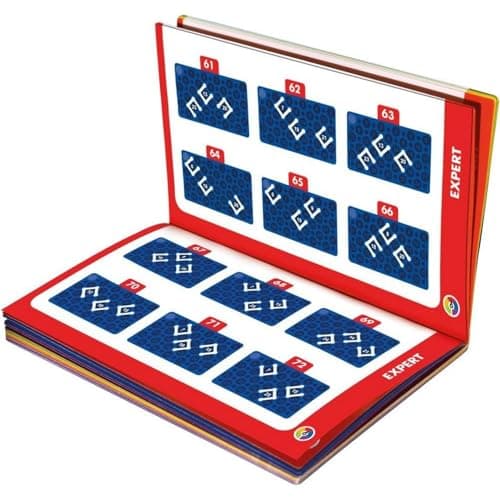 MAA BHAGWTI Brain Teaser Puzzle Game with 120 Challenges | Cognitive Skill Building Travel Game | Portable Case Mind Game for Kids & Adults | Educational Brain Training Toy 4