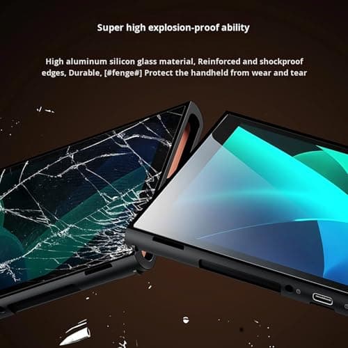 OIVO INDIA Tempered Glass Screen Protector for Nintendo Switch2, 8.7'' Automatic Calibration/Anti-Scratch/Case Friendly & Bubble Free, Protective Ultra Slim Game Console Screen Protector 4