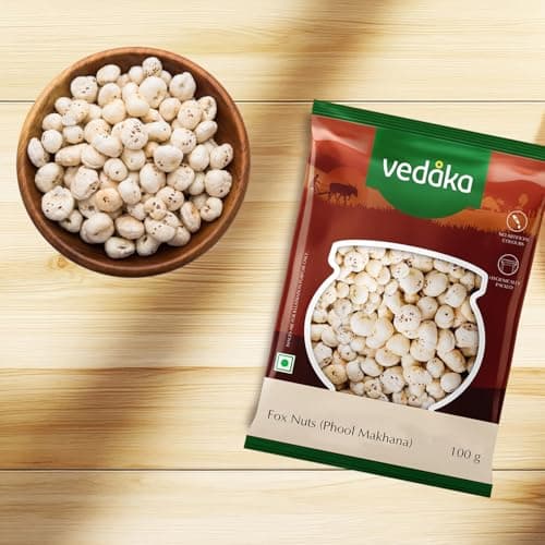 Amazon Brand - Vedaka Fox Nuts (Phool Makhana), 100g 5
