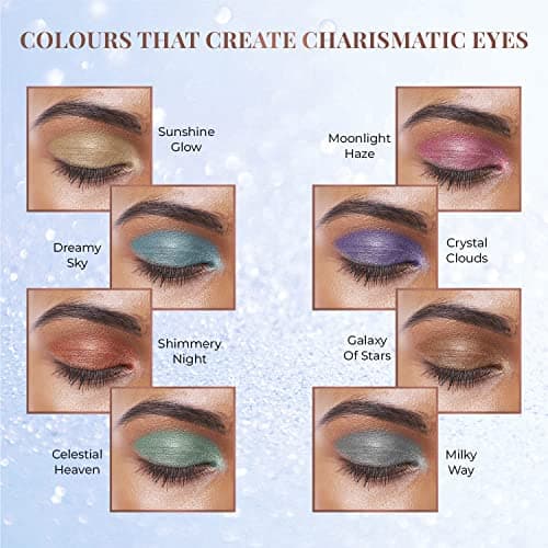 Just herbs 8 in 1 Herbal Metallic-shimmer finish, Long Lasting & Ultra Smooth Eye Shadow Lidsticks with Kumkumadi - 12gm (Infinity & Beyond) 3