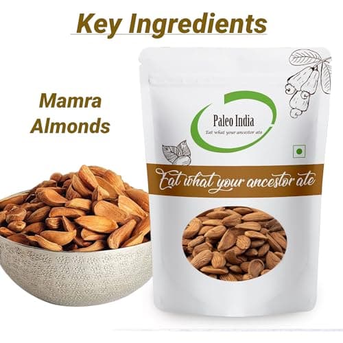 Paleo India 200gm Almond Mamra | Mamra Badam | Nuts and Dry Fruits | Badam Giri |Healthy Snacks| Nutritious & Delicious| High in Fiber & Boost Immunity 2