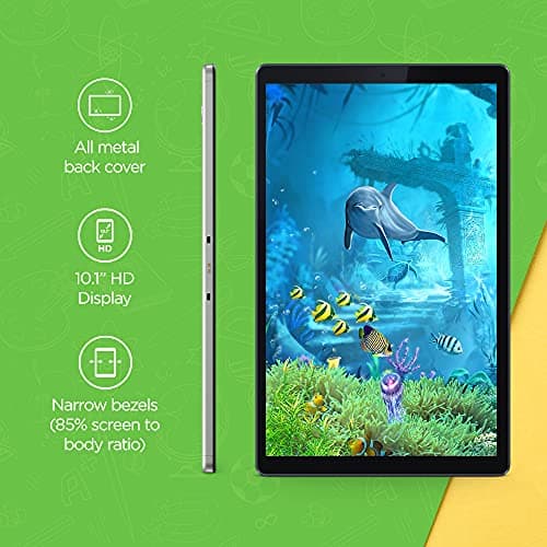Lenovo Tab M10 HD 2nd Gen (10.1 inch(25cm), 4 GB, 64 GB, Wi-Fi+LTE), Platinum Grey with Metallic Body and Octa-core Processor 3
