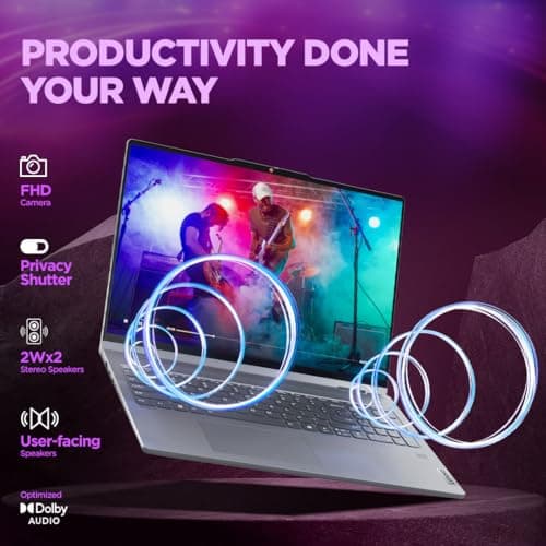 Lenovo Ideapad 5 2-in-1 AMD Ryzen 5 8645HS 14" (35.5cm) WUXGA IPS 300Nits Convertible Laptop (16GB RAM/512GB SSD/Win 11/Office Home 2024/Backlit KB/FPR/FHD Camera/Grey/1.6kg), 83DR007CIN 4