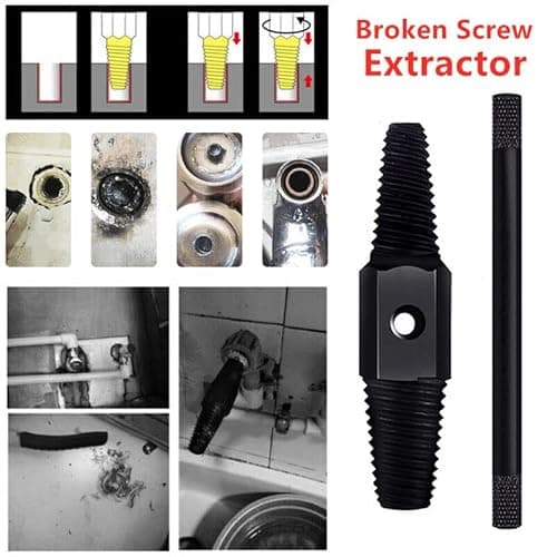 uptodateproducts 1/2'' 3/4'' Double-Head Tap Faucet Valve Screw Extractor Set Damaged Broken Wire Water Pipe Bolt Remover Multipurpose House Up to Date Products & Tools by Mr. DIY Crafts 2