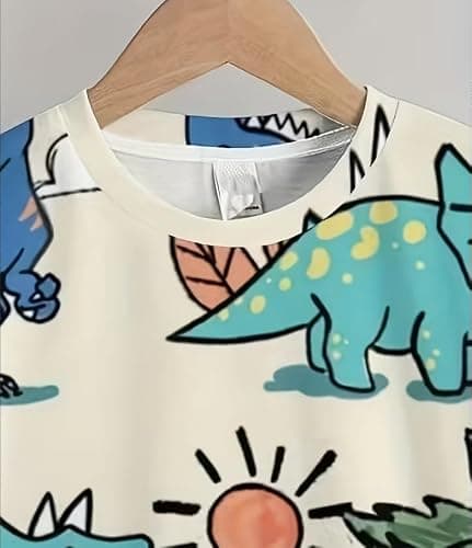 M.C Summer Wear Kids Dress for Boys | Printed Cotton Half Sleeve Round Neck T-shirt and Shorts Clothing Set Combo | Baby Boy Dress | Casual Kids Dress Set (4-5 year) 4