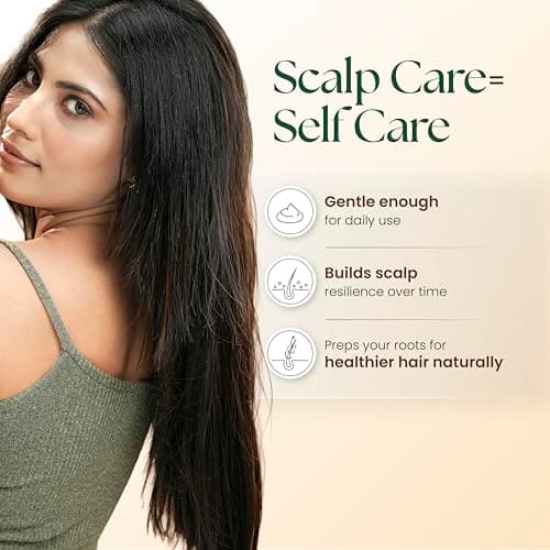 Moha Herbal Shampoo With Amla, Aloe, Bhringraj & Brahmi for Cleansing, Nourishing & Strengthens Hair Roots and Scalp | Hair Growth & Anti-Hair Fall Daily Use Shampoo | Removes Dirt, Excess Oil, and Bu 4