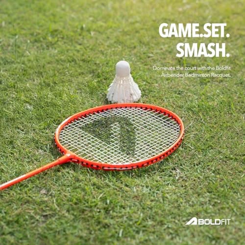 Boldfit Badminton Racket Combo for Beginners Adults Aluminium Shuttle Bat with Full Cover Bag Badminton Racquet for Practice & Match Lightweight 100gm with Grip Handle Shuttle Racket 1 Pair BlueOrange 5