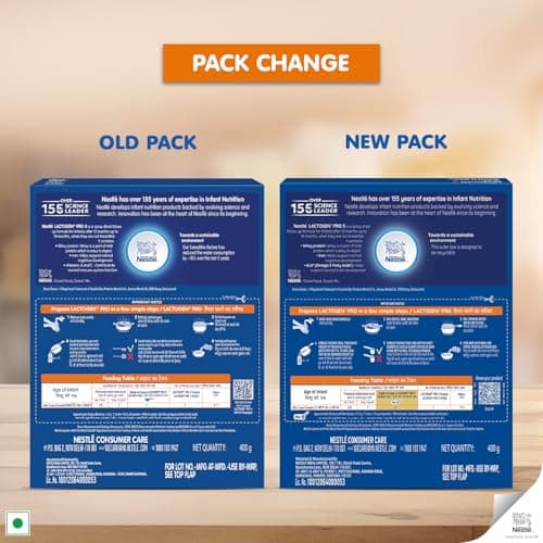 Lactogen Pro 3, Follow-Up Formula With Iron, Whey Protein And Vitamins, After 12 Months Up To 18 Months, Bag-In-Box Pack, 400g, Powder 3