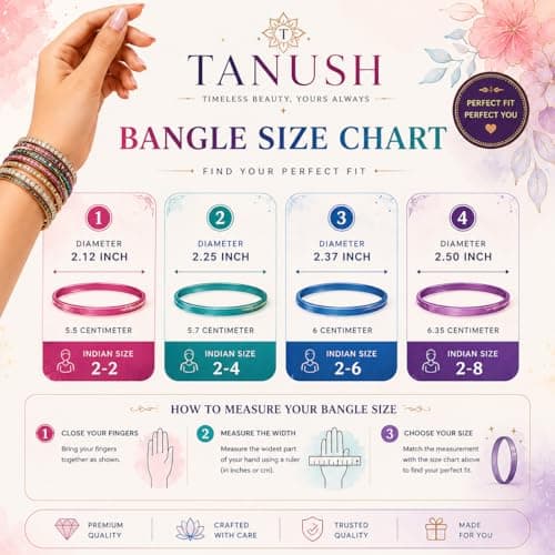 Tanush Women's Plain And Glossy Finished Raindrop Glass Bangles Set Premium Textured Shining Bangles With Bead Detailing Traditional Ethnic Chudi For Daily Wear Party Festive Use Set Of 12 Pcs (Red, 2 5