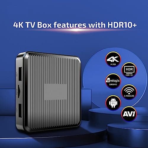 AJUK X98Q Mini Pc Box with Amlogic S905W2 Quad core Processor - 4K UHD Video, 2GB RAM, 16GB ROM, Dual-WiFi, Bluetooth 5