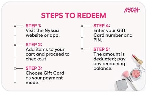Nykaa| E-Gift Card | Instant Delivery | Valid for online purchase | 1 year Validity 4