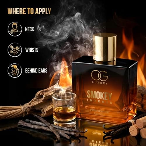 OG Luxury India's First Strongest Smokey Intense Extrait De Perfume for Man| Blends Rich Notes of Whiskey & Sandalwood | Long-Lasting Smokey Perfumes for Men | For Special Occasions & Gifting, 50ML 6