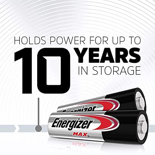 Energizer Max Alkaline AA Batteries - Long-Lasting 1.5V Power, Leak-Proof Design, Pack of 4+2 2