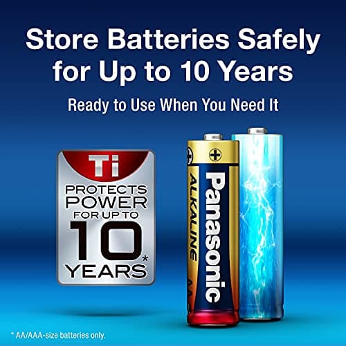 Panasonic Alkaline D Battery, Pack of 2 4