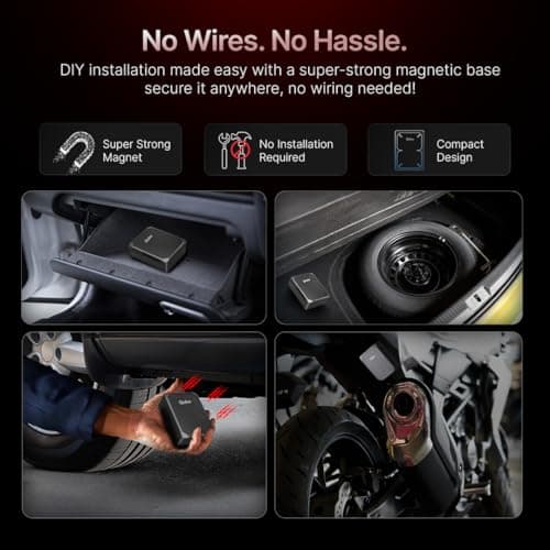 Qubo Wireless GPS Tracker from Hero Group | Free 4G SIM & 12 Months Recharge + 1 Year Cloud Subscription | Voice Monitoring | 10000 mAh Battery | Ride Start & Geo Fence Alerts | For Car, Bike, & Truck 5