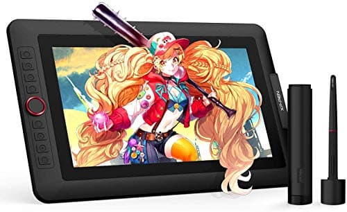 XP-PEN Artist 13.3 Pro 13.3 Inch Drawing Pen Display Graphics Monitor Full-Laminated Technology Drawing Monitor with Tilt Function and Red Dial (8192 Levels Pen Pressure, 120% sRGB)