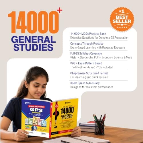 Arihant Objective 14000+ General Studies Chapterwise PYQs | Complete Coverage of History, Polity, Geography, Economy, Science & Static GK |for SSC, Railway, NDA, CDS & All Competitive Exams 4