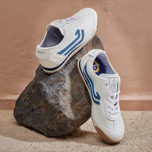 Campus Women's VIBRO WHT/DEEP Lake Sneakers - 8UK/India 1 Pair 2