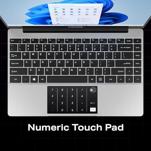 Thomson NEO 14.1 Inch IN-P14C Intel Celeron Dual Core N4020 Processor & Window 11 Home Notebook (4 GB RAM DDR4/ 128 GB SSD/Numeric Touch Pad/Thin & Light Weight/Silver) 3