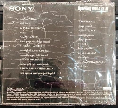 Saawariya - 2007 (Audio CD) 2