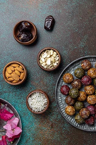 Urbana Superfoods Truepops Energy Balls | Healthy Vegan Snack | Mix Flavor Pack | Gluten Free, Keto Friendly | Natural Superfood Bites | 300g (5 x 60g) 2