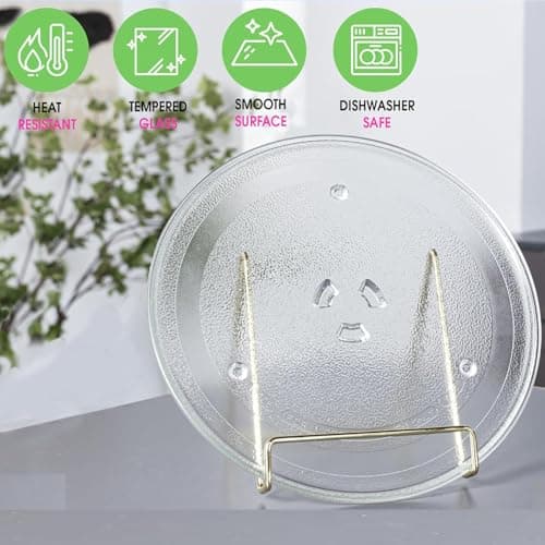 FUSION STAR Turntable Suitable for Samsung 21 litres Models Microwave Oven Turntable Glass Plate/Tray (Size 10 inch/255 mm) 4