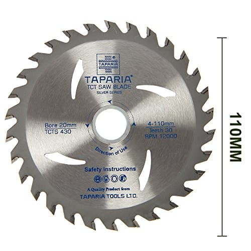 Taparia TCTS 430 Wood Cutting Blade Set| Hand Tools for Professionals (Pack of 1) 2
