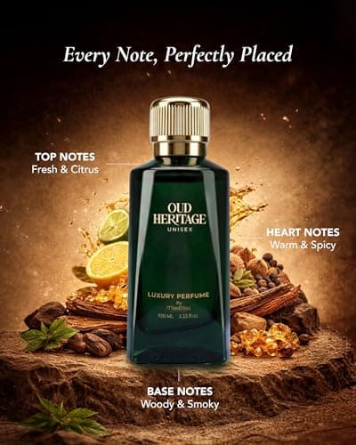 MissBliss Oud Heritage #0xB11# Eau de Parfum 100ml-Unisex Perfume with the fragnence of Fresh & Citrus | Warm Spicy | Woody & Smoky | Long-lasting, Bold & Elegant Scent | EDP for Gift 4