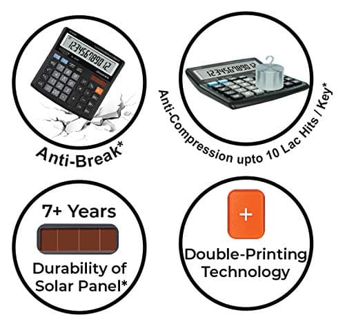 Bambalio 12 Digits BL-775 Large Display 3 Years Warranty Electronic Calculator 2