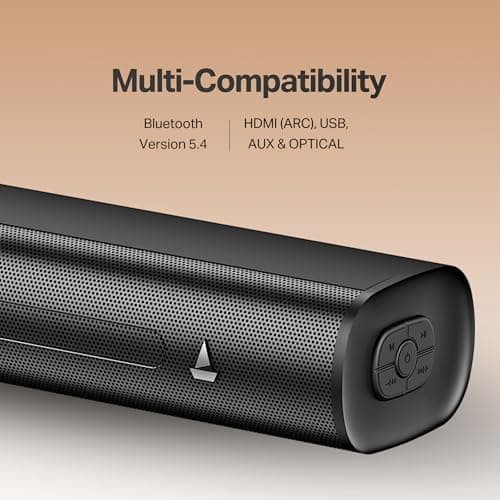boAt Aavante 2.1 1650, 160W Signature Sound, 2.1-Channel with Wireless Subwoofer, BT v5.4, Multiple Ports, EQ Modes, Bluetooth Sound bar, Home Theatre Soundbar Speaker (Premium Back) 4