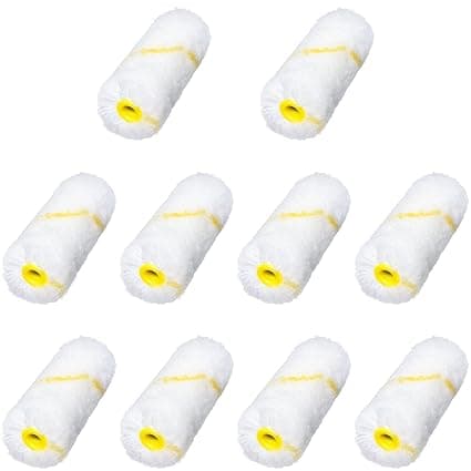 10pcs Wall Paint Roller Covers 3 Inch Acrylic Fiber Brush House Decoration Painting Supplies Brush Tools