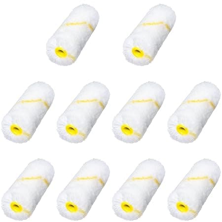 10pcs Wall Paint Roller Covers 3 Inch Acrylic Fiber Brush House Decoration Painting Supplies Brush Tools