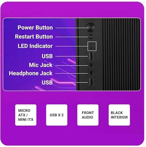 AdaOne AIO-ZX19 Desktop Computer Set with Core i3 2120, 8GB RAM, 128GB SSD, 500GB HDD, 19" Monitor, Keyboard & RGB Mouse, WiFi, Windows 10 (8-128-500GB) 4