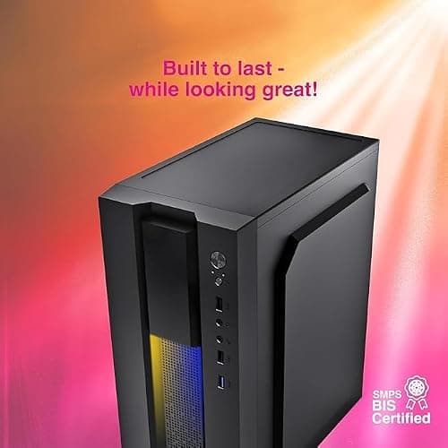 Desktop PC (Core i5-4590 || 8 GB RAM || 256 GB SSD || Wi-Fi || HDMI || VGA || 9 USB Ports || HD Graphics || RGB Lights || Windows 11 Pro || MS Office 2019 & Software 3