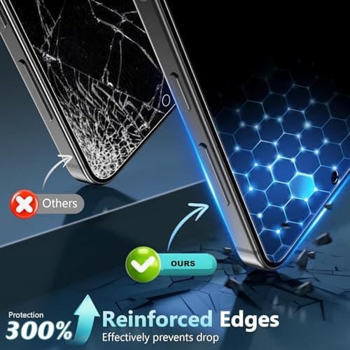 JGD PRODUCTS 100% Fingerprint Unlock Support Privacy Tempered Glass for Samsung Galaxy S22, S23 5G Anti-Spy, Anti-Glare Screen Protector, Full Coverage, 9H Hardness With Installation Kit 4