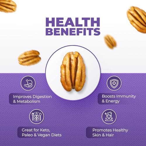 Pureheart Premium Pecan Nuts 180g | Premium Natural Pecans | Healthy Dry Fruits Snack | Rich in Protein, Fibre & Antioxidants | Ideal for Snacking & Baking 5