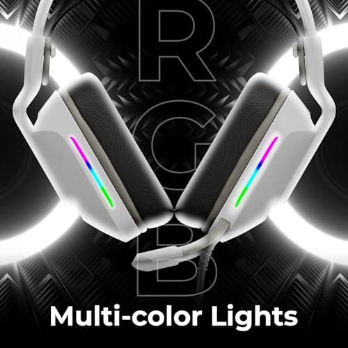 ZEBRONICS Havoc Premium Gaming Headphone with Dolby Atmos Subscription, 50mm Neodymium Drivers, Extra Soft Ear Cushion, Suspension Headband,Braided Cable (White) 4