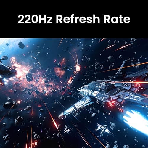 BenQ MOBIUZ EX251 24.5” FHD 220Hz Gaming Monitor, 1ms GtG, AMD FreeSync, DP 1.2, HDMI 2.0, USB Hub, 99% sRGB, Game Optimized Color, 2.5Wx2 Speakers, VESA Display HDR400 (White) 2