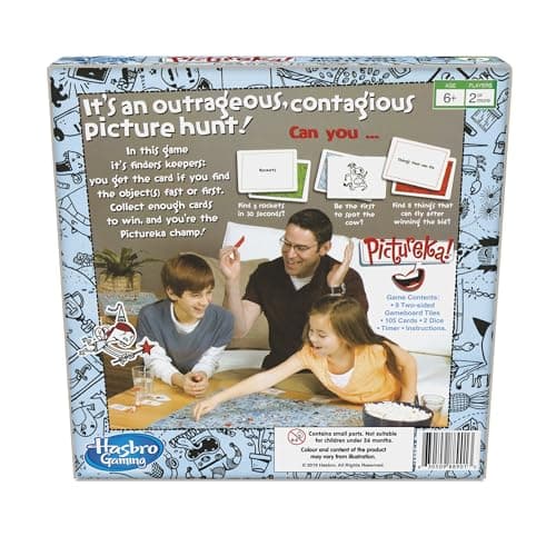 Hasbro Gaming Pictureka! Board Game for Family and Kids Ages 6 and Up, Indoor Classic Game, Pack Of 1, Multicolor 4