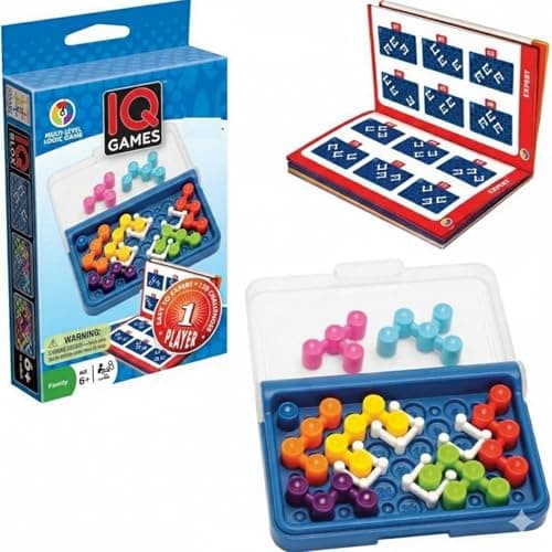 MAA BHAGWTI Brain Teaser Puzzle Game with 120 Challenges | Cognitive Skill Building Travel Game | Portable Case Mind Game for Kids & Adults | Educational Brain Training Toy