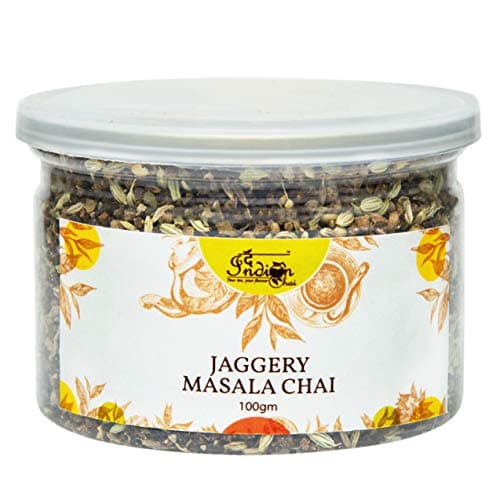 The Indian Chai - Jaggery Masala Chai 100g Blended with Organic Gur and India's Finest Spices for Acidity, Immunity and Digestion
