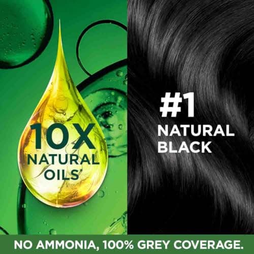 Garnier Color Naturals Crème hair color, Shade 1 Natural Black, 70ml + 60g 4