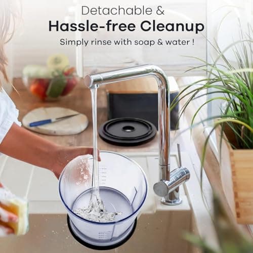 INALSA Electric Chopper for Kitchen With 450 Watts Pure Copper Motor 2 Speed Option| High-Performance Chopping|Twin Blade Technology|One Touch Operation,Long Power Cord-Bullet Inox 3