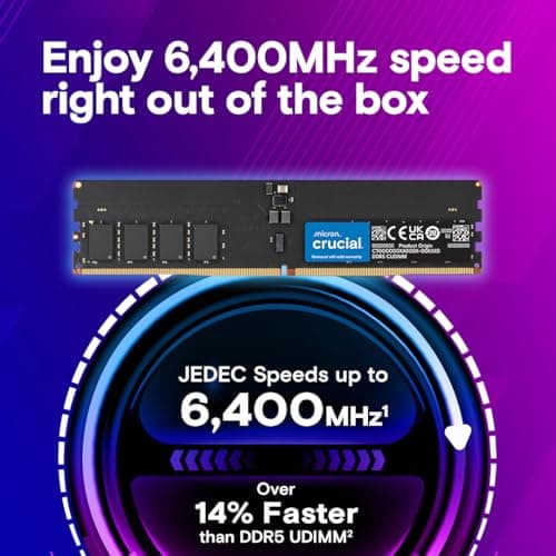 Crucial 16GB DDR5-6400 CUDIMM CL52 5