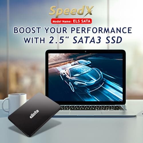Elista SPEEDX 2.5" 256 GB Internal Solid State Drive/SSD with SATA III Interface,6Gb/s,Fast Performance, Read/Write- 550/500 MB/s,3D TLC NAND Flash Technology,5-Years Warranty(ELS-SATA256 SPEEDX 2.5) 5