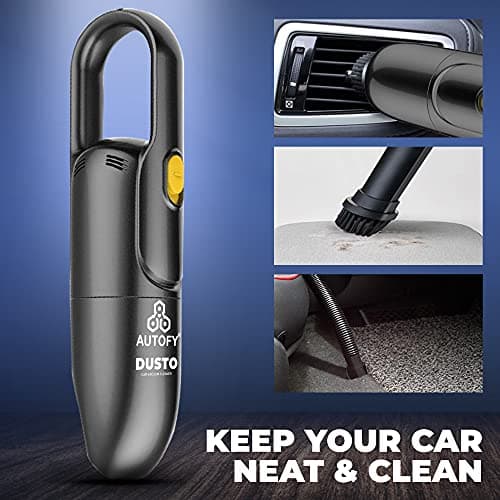 Autofy DUSTO 1 Year W A R'R'A NT Y Wet & Dry Car Vacuum Cleaner with Copper Coil Motor (Metal Fan – 4.5m Long Wire) - Vacuum Cleaner for car use | car Accessories 3