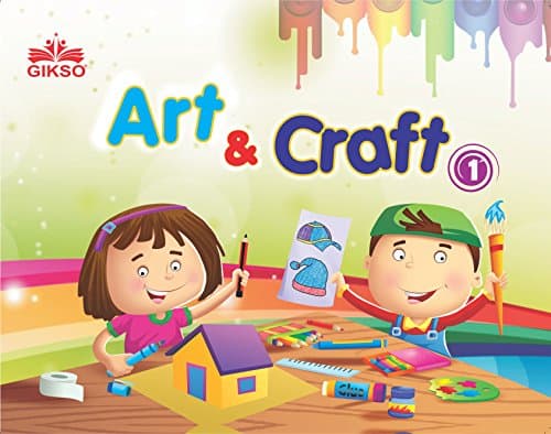 GIKSO Art and Craft 1 – Activity Book for Kids Age 4 to 7 Years Old Includes Colouring Activities (English) - Reprinted 2020 (First Edition 2018, Reprinted 2019)