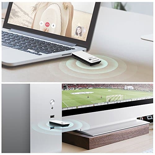 TP-LINK TL-WN821N 300 MBPS WiFi WI-FI Wireless N USB Adapter, MIMO, WPS Button, Supports Windows 11/10/8.1/8/7/XP, Mac OS 10.15 and earlier, Linux 4